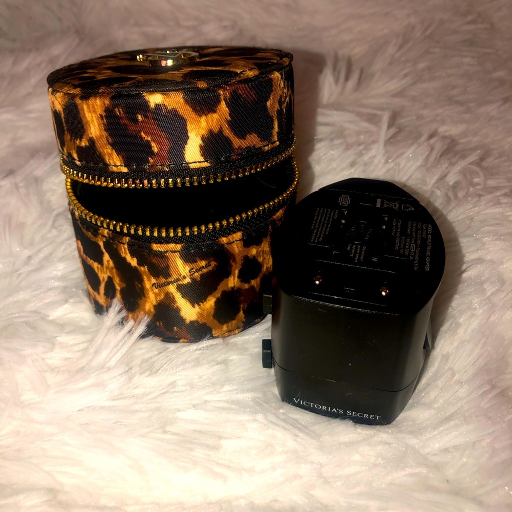 Universal Travel Charger by Victoria’s Secret in super cute leopard print case.